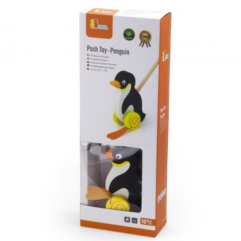 VIGA TOYS DREWNIANY PCHACZ PINGWIN VIGA TOYS DREWNIANY PCHACZ PINGWIN