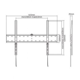 Gembird | Wall mount | Fixed | 37-70 