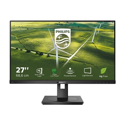 Philips | 272B1G/00 | 27 " | IPS | 1920 x 1080 pixels | 16:9 | 4 ms | 250 cd/m² | Black | HDMI ports quantity 1 | 75 Hz