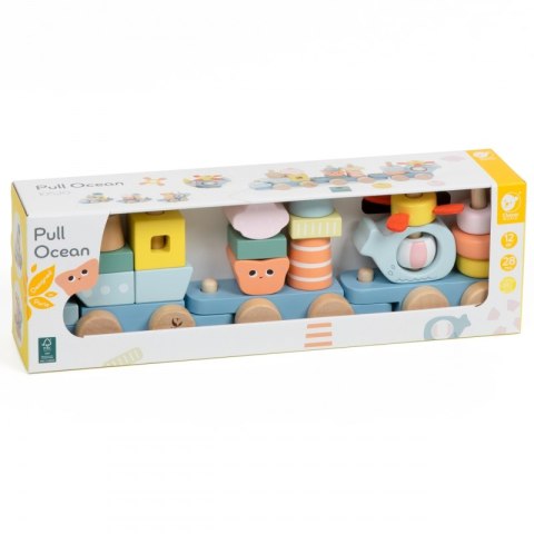 CLASSIC WORLD Montessori Kolejka Ocean Drewniana Układanka CLASSIC WORLD Montessori Kolejka Ocean Drewniana Układanka