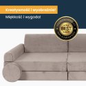 MeowBaby® Sofa dziecięca premium różowa