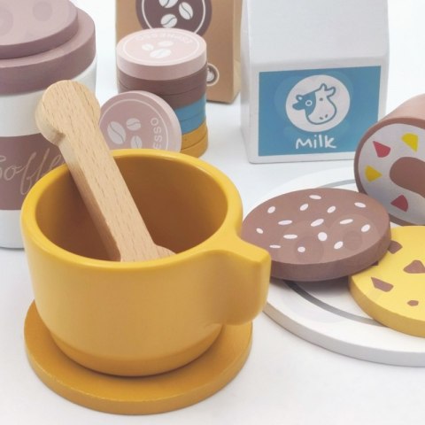 TOOKY TOY Drewniany Ekspres do Kawy Kawiarnia Barista TOOKY TOY Drewniany Ekspres do Kawy Kawiarnia Barista