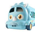 Animal park dinosaur bus with 9 animals
