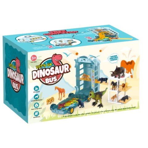 Animal park dinosaur bus with 9 animals Animal park dinosaur bus with 9 animals