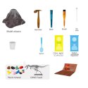ZESTAW MAŁY CHEMIK WYBUCHOWY WULKAN WYKOPALISKA DINOZAURÓW EKSPERYMENTY 2W1