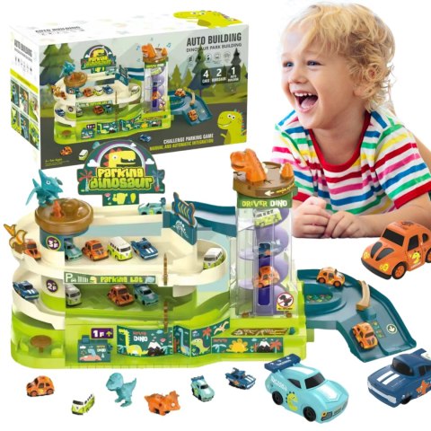 TOR PARKING PARK DINOZAURÓW DINOZAUR DLA SAMOCHODÓW INTERAKTYWNY WINDA AUTA TOR PARKING PARK DINOZAURÓW DINOZAUR DLA SAMOCHODÓW INTERAKTYWNY WINDA AUTA