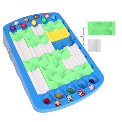 GRA LOGICZNA TOR KULKOWY ZESTAW UKŁADANKA EDUKACYJNA KLOCKI PUZZLE KULKI GRA LOGICZNA TOR KULKOWY ZESTAW UKŁADANKA EDUKACYJNA KLOCKI PUZZLE KULKI