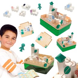 KLOCKI KONSTRUKCYJNE MAŁY ARCHITEKT WIEŻA UKŁADANKA PUZZLE GRA LOGICZNA