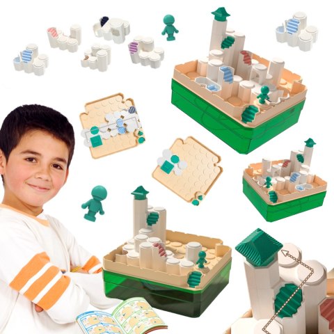 KLOCKI KONSTRUKCYJNE MAŁY ARCHITEKT WIEŻA UKŁADANKA PUZZLE GRA LOGICZNA KLOCKI KONSTRUKCYJNE MAŁY ARCHITEKT WIEŻA UKŁADANKA PUZZLE GRA LOGICZNA