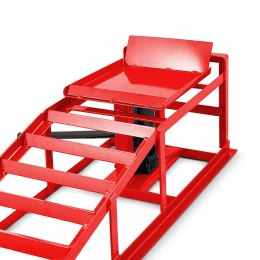 RAMPA CZERWONE RAMPY NAJAZDY Z PODNOŚNIKIEM HYDRAULICZNYM 2 x 2000 kg