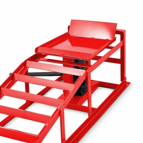 RAMPA CZERWONE RAMPY NAJAZDY Z PODNOŚNIKIEM HYDRAULICZNYM 2 x 2000 kg RAMPA CZERWONE RAMPY NAJAZDY Z PODNOŚNIKIEM HYDRAULICZNYM 2 x 2000 kg