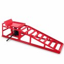 RAMPA CZERWONE RAMPY NAJAZDY Z PODNOŚNIKIEM HYDRAULICZNYM 2 x 2000 kg