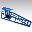 RAMPA RAMPY Z PODNOŚNIKIEM HYDRAULICZNYM 2 szt. NIEBIESKIE MAX 2000KG