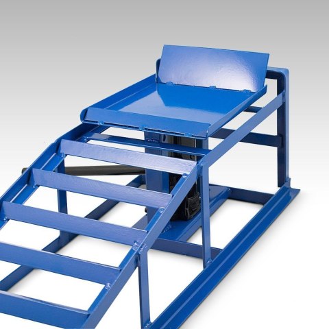 RAMPA RAMPY Z PODNOŚNIKIEM HYDRAULICZNYM 2 szt. NIEBIESKIE MAX 2000KG RAMPA RAMPY Z PODNOŚNIKIEM HYDRAULICZNYM 2 szt. NIEBIESKIE MAX 2000KG