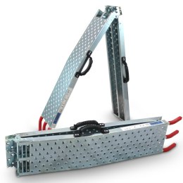 RAMPY STALOWE SKŁADANE 800KG 196CM KOMPLET DO MOTOCYKLA QUADA STABILNE