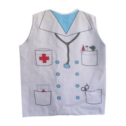 ZESTAW KOSTIUM DOKTORA LEKARZA PRZEBRANIE STRÓJ CZAPKA LEKARZ DOKTOR