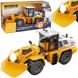 ŻÓŁTY PŁUG ŚNIEŻNY EFEKTY ŚWIETLNE RUCHOME RAMIĘ TRAKTOR ODŚNIEŻARKA