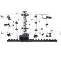 ZESTAW KOSMICZNY TOR KULKOWY KULODROM WINDA PUZZLE KLOCKI 3D MONTESSORI XXL