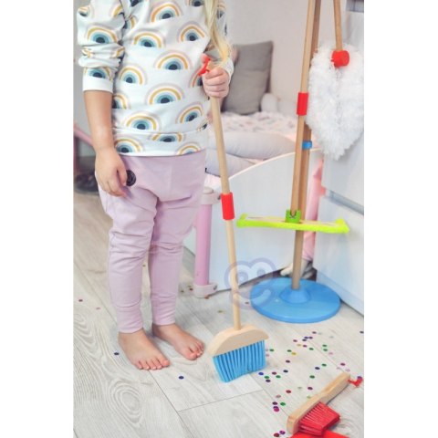TOOKY TOY Drewniany Zestaw do Sprzątania dla Dzieci 6 el. TOOKY TOY Drewniany Zestaw do Sprzątania dla Dzieci 6 el.