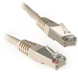 PATCHCORD KAT6 FTP 5M SZARY