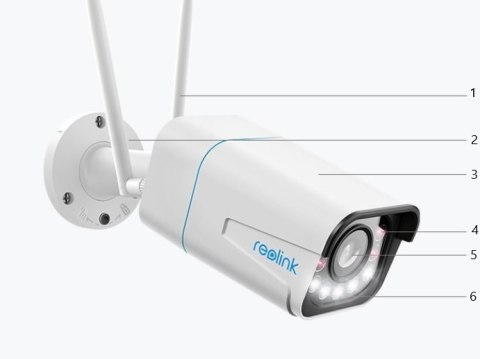 Kamera IP Reolink RLC-511WA 5MP zoom wifi 2,4 i 5Ghz Kamera IP Reolink RLC-511WA 5MP zoom wifi 2,4 i 5Ghz
