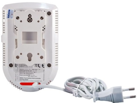 Czujnik OR-DC-614 gazu ziemnego, metanu, CNG, LNG, 230V ORNO Czujnik OR-DC-614 gazu ziemnego, metanu, CNG, LNG, 230V ORNO