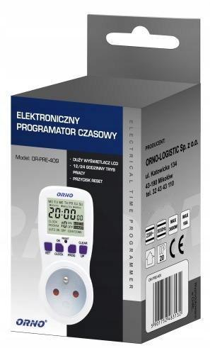 PROGRAMATOR CZASOWY ORNO OR-PRE-409 PROGRAMATOR CZASOWY ORNO OR-PRE-409