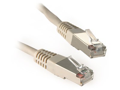 PATCHCORD KAT5E FTP 5M SZARY