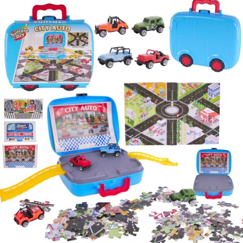 TOR SAMOCHODOWY PARKING W WALIZCE MAPA AUTKA SAMOCHODZIKI ZABAWKA TOR SAMOCHODOWY PARKING W WALIZCE MAPA AUTKA SAMOCHODZIKI ZABAWKA
