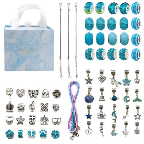 ZESTAW DO ROBIENIA BRANSOLETEK NASZYJNIKÓW KREATYWNY DLA DZIECI CHARMS DIY ZESTAW DO ROBIENIA BRANSOLETEK NASZYJNIKÓW KREATYWNY DLA DZIECI CHARMS DIY