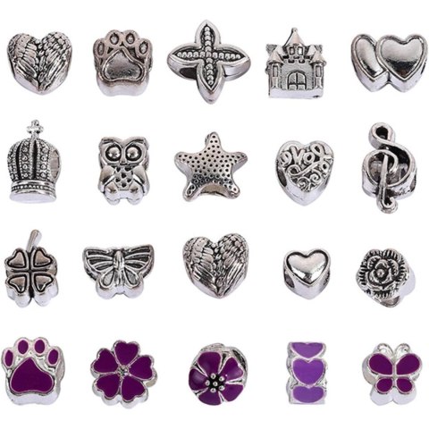 ZESTAW DO ROBIENIA BRANSOLETEK NASZYJNIKÓW KREATYWNY DLA DZIECI CHARMS DIY ZESTAW DO ROBIENIA BRANSOLETEK NASZYJNIKÓW KREATYWNY DLA DZIECI CHARMS DIY