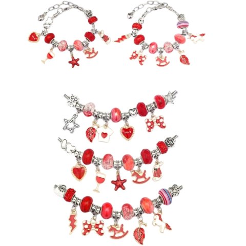ZESTAW DO ROBIENIA BRANSOLETEK NASZYJNIKÓW KREATYWNY DLA DZIECI CHARMS DIY ZESTAW DO ROBIENIA BRANSOLETEK NASZYJNIKÓW KREATYWNY DLA DZIECI CHARMS DIY