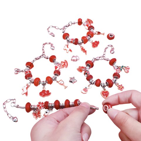 ZESTAW DO ROBIENIA BRANSOLETEK NASZYJNIKÓW KREATYWNY DLA DZIECI CHARMS DIY ZESTAW DO ROBIENIA BRANSOLETEK NASZYJNIKÓW KREATYWNY DLA DZIECI CHARMS DIY
