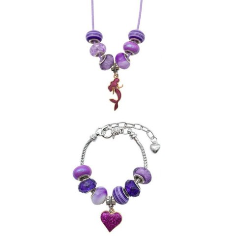 ZESTAW DO ROBIENIA BRANSOLETEK NASZYJNIKÓW KREATYWNY DLA DZIECI CHARMS DIY ZESTAW DO ROBIENIA BRANSOLETEK NASZYJNIKÓW KREATYWNY DLA DZIECI CHARMS DIY