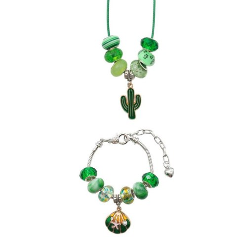 ZESTAW DO ROBIENIA BRANSOLETEK NASZYJNIKÓW KREATYWNY DLA DZIECI CHARMS DIY ZESTAW DO ROBIENIA BRANSOLETEK NASZYJNIKÓW KREATYWNY DLA DZIECI CHARMS DIY
