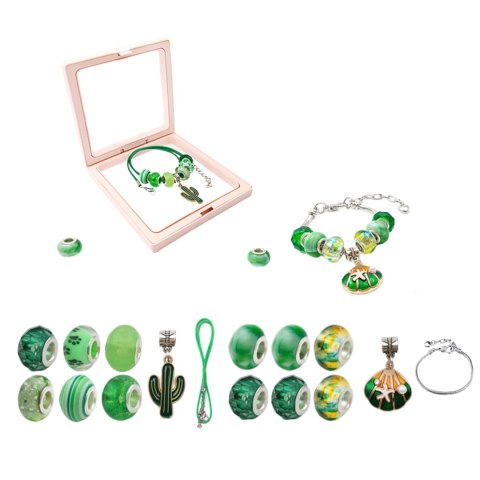 ZESTAW DO ROBIENIA BRANSOLETEK NASZYJNIKÓW KREATYWNY DLA DZIECI CHARMS DIY ZESTAW DO ROBIENIA BRANSOLETEK NASZYJNIKÓW KREATYWNY DLA DZIECI CHARMS DIY