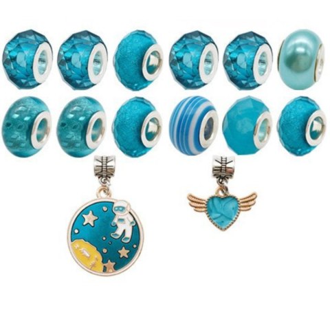 ZESTAW DO ROBIENIA BRANSOLETEK NASZYJNIKÓW KREATYWNY DLA DZIECI CHARMS DIY ZESTAW DO ROBIENIA BRANSOLETEK NASZYJNIKÓW KREATYWNY DLA DZIECI CHARMS DIY