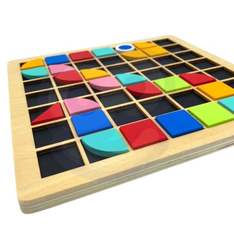 TOOKY TOY Mozaika Drewniana Układanka Montessori TOOKY TOY Mozaika Drewniana Układanka Montessori
