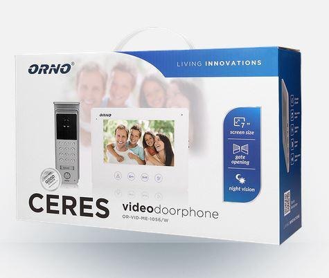 Wideodomofon ORNO CERES 7" OR-VID-ME-1056/B Wideodomofon ORNO CERES 7" OR-VID-ME-1056/B