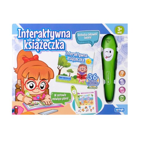 Interaktywna Książeczka Edukacyjna E-Edu 36 Stron Z Zadaniami Długopis Interaktywna Książeczka Edukacyjna E-Edu 36 Stron Z Zadaniami Długopis
