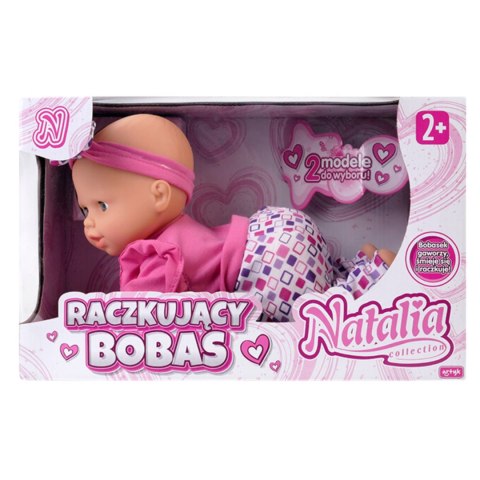 Lalka Natalia Raczkujący Bobas 32 Cm Śmieje Się Płacze Gaworzy Interaktywna Lalka Natalia Raczkujący Bobas 32 Cm Śmieje Się Płacze Gaworzy Interaktywna