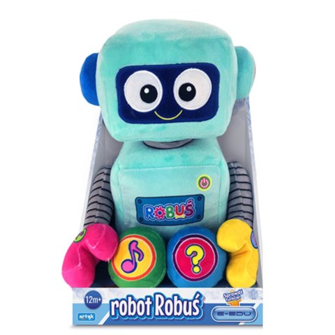 Robot Robuś Pluszowy Edukacyjny Interaktywny Nauka Kosmos Matematyka Dźwięk Robot Robuś Pluszowy Edukacyjny Interaktywny Nauka Kosmos Matematyka Dźwięk
