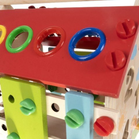 DOMEK EDUKACYJNY DREWNIANY SORTER DLA DZIECI DIY WIELOFUNKCYJNY DOMEK EDUKACYJNY DREWNIANY SORTER DLA DZIECI DIY WIELOFUNKCYJNY