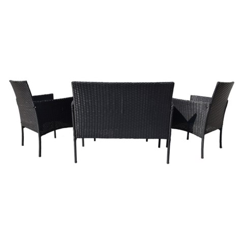 KOMPLET MEBLI OGRODOWYCH 4 OSOBY TECHNORATTAN SOFA Z KRZESŁAMI I STOLIK KOMPLET MEBLI OGRODOWYCH 4 OSOBY TECHNORATTAN SOFA Z KRZESŁAMI I STOLIK