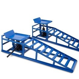 RAMPY MOCNE Z PODNOŚNIKIEM HYDRAULICZNYM 2SZT KOMPLET NAJAZDÓW DO WARSZTATU