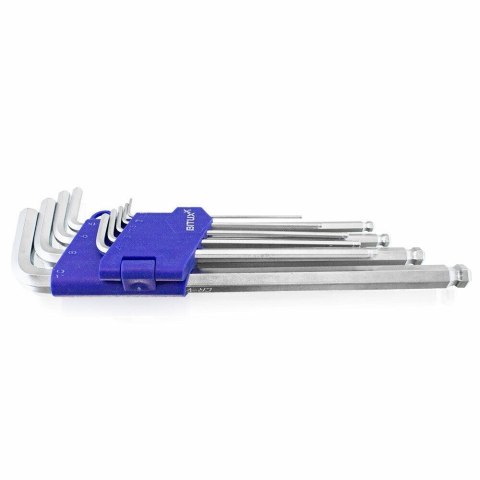 ZESTAW WKRĘTAKÓW IMBUSOWYCH BITUXX 1,5-10MM 9 SZTUK W SKŁADANYM ETUI ZESTAW WKRĘTAKÓW IMBUSOWYCH BITUXX 1,5-10MM 9 SZTUK W SKŁADANYM ETUI