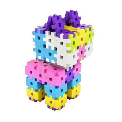 Zestaw Klocków Konstrukcyjnych Basic Pink Travel Box 500 Elementów Puzzle Zestaw Klocków Konstrukcyjnych Basic Pink Travel Box 500 Elementów Puzzle