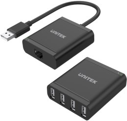 Unitek Y-2516 przedłużacz USB 2.0 po skrętce 4xUSB