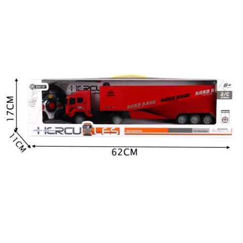 CIĘŻARÓWKA TIR ZDALNIE STEROWANY PILOT RC KIEROWNICA ODCZEPIANA NACZEPA CIĘŻARÓWKA TIR ZDALNIE STEROWANY PILOT RC KIEROWNICA ODCZEPIANA NACZEPA