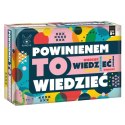 Gra Edukacyjna "Powinienem to wiedzieć" Pytania Zagadki Gra Rodzinna